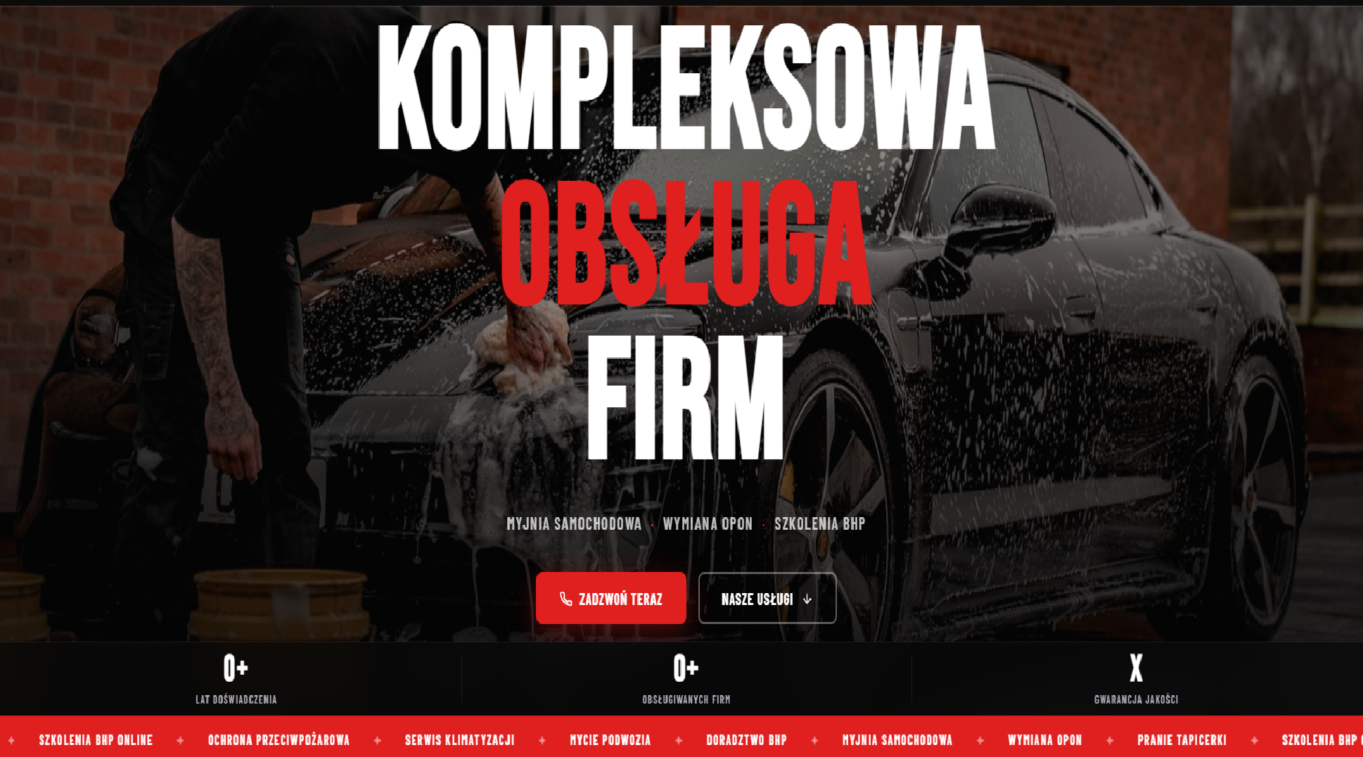 Myjnia i pranie samochodów