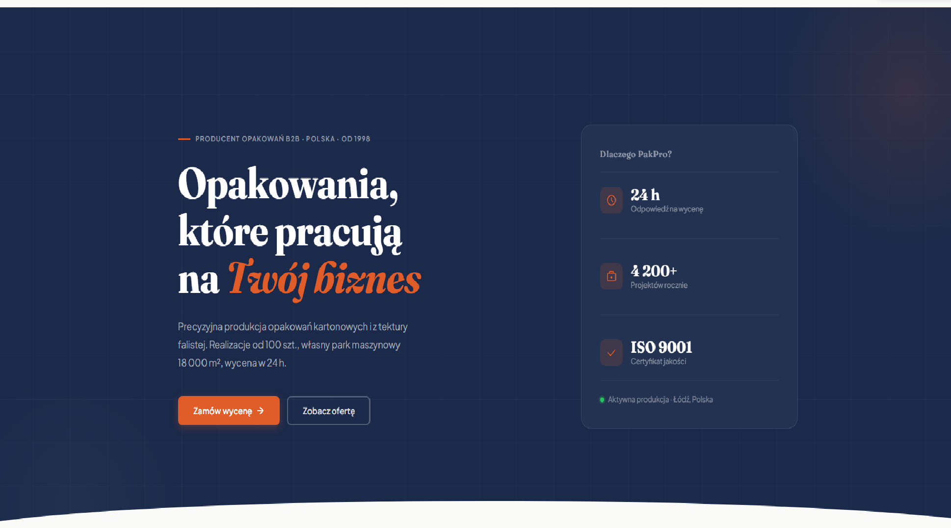 Producent opakowań